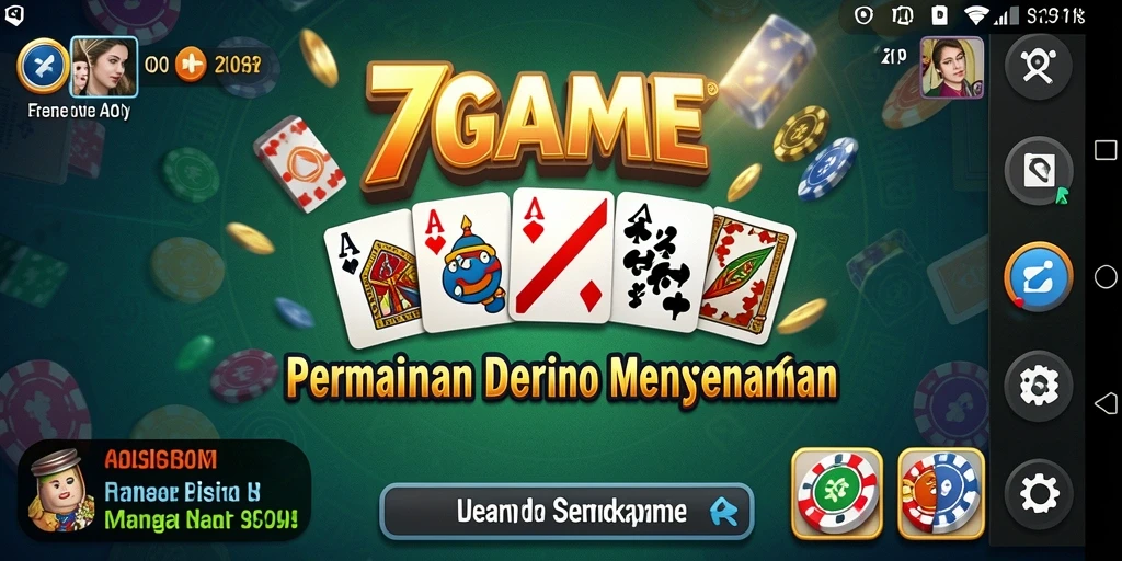 Tampilan gameplay Domino yang menarik di 7GAME.