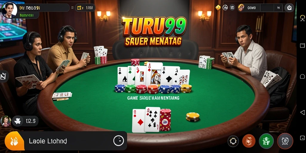 Tampilan gameplay TURU99 yang menarik dan penuh warna.